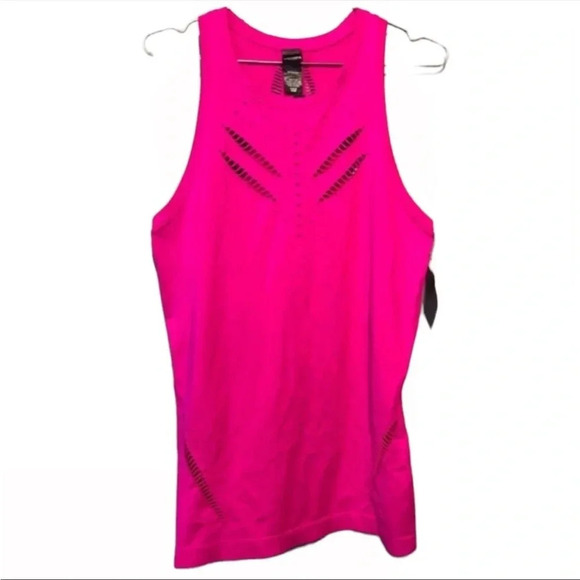 NWT Victoria’s Secret Sport Pink Seamless Workout Tank Size XLarge - Picture 3 of 6